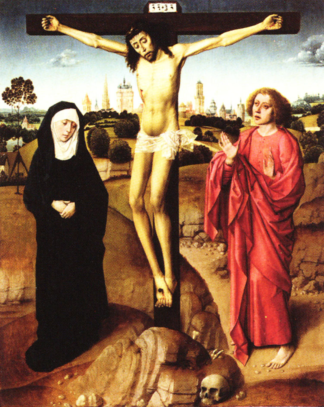 Christ on the Cross, with the Virgin and St John | KIK-IRPA