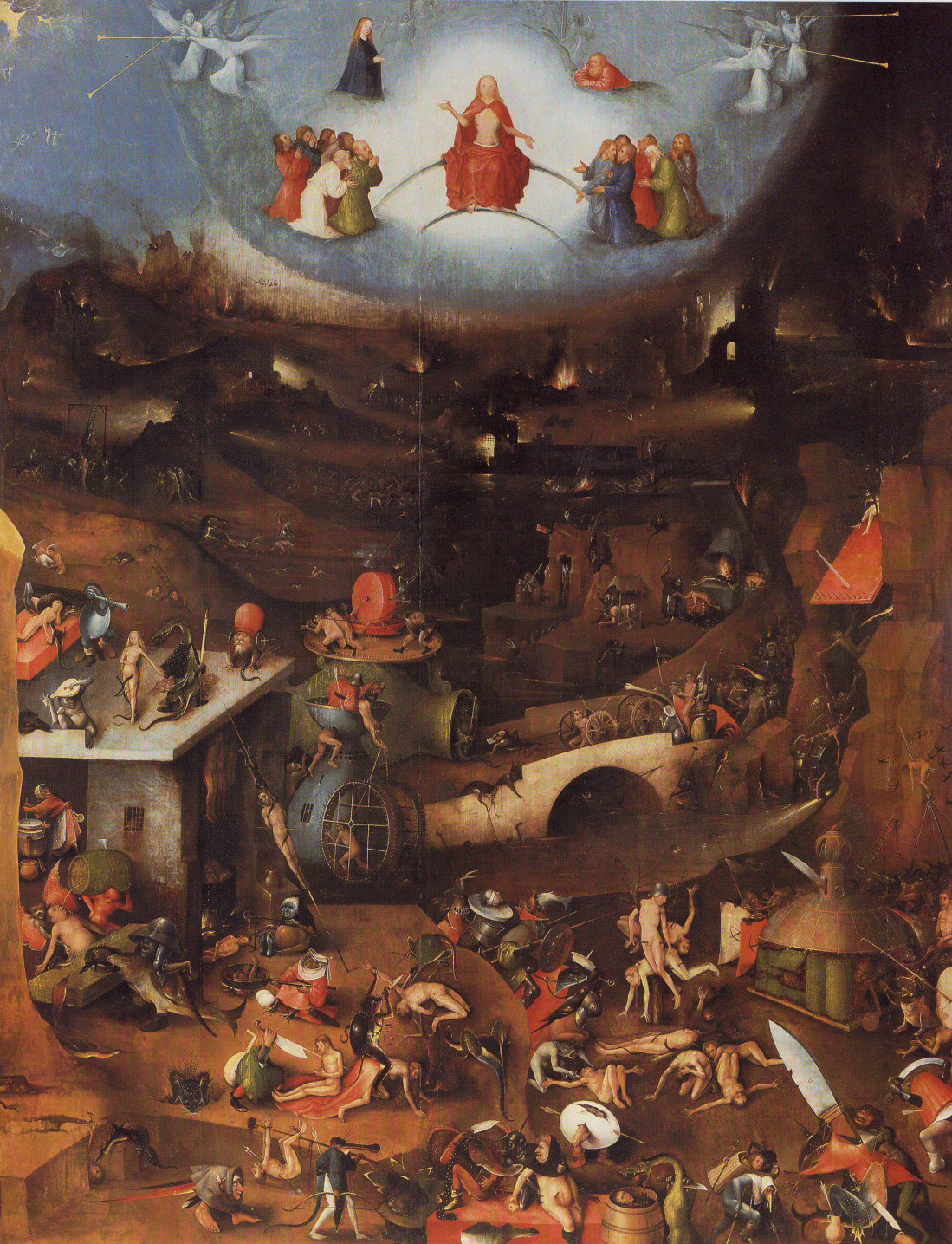 Altarpiece The Last Judgment. Left shutter The Garden of Eden