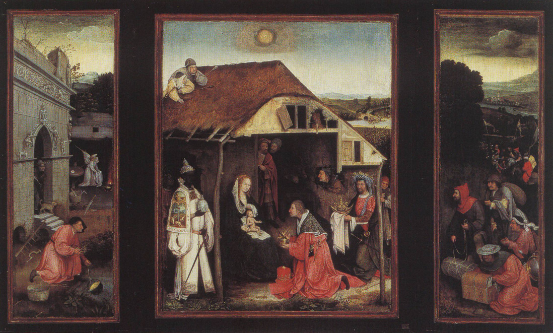 Altarpiece The Adoration of the Magi. Left shutter St. Joseph