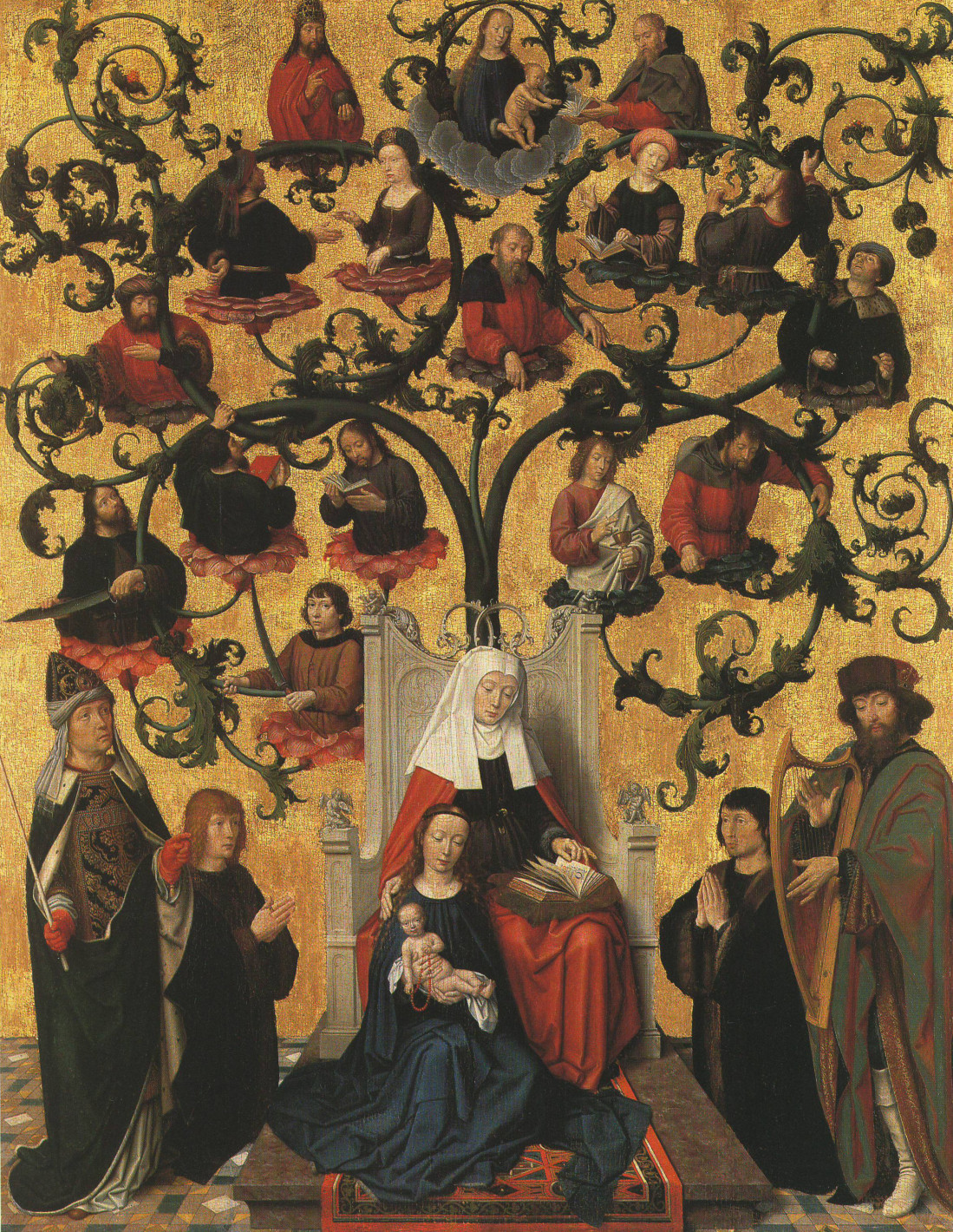 The Tree of Jesse, Family Tree of the Virgin | KIK-IRPA